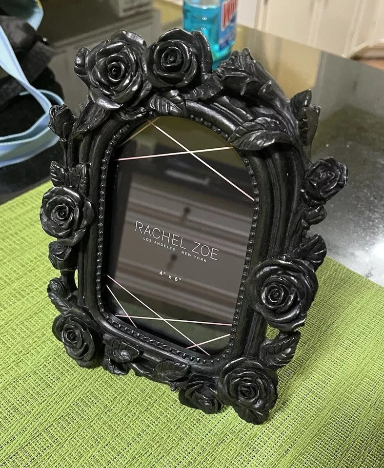 Gothic Black Roses Picture Frame 3D For Photo 4”x6” - Image 2 of 4