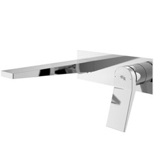 Hudson Reed Soar Single Lever Basin Mixer Tap Wall Mounted - Chrome - SOA328