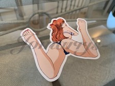 Neon Genesis Evangelion Asuka Langley Bikini Sun Fun Sticker Decal Vinyl laptop