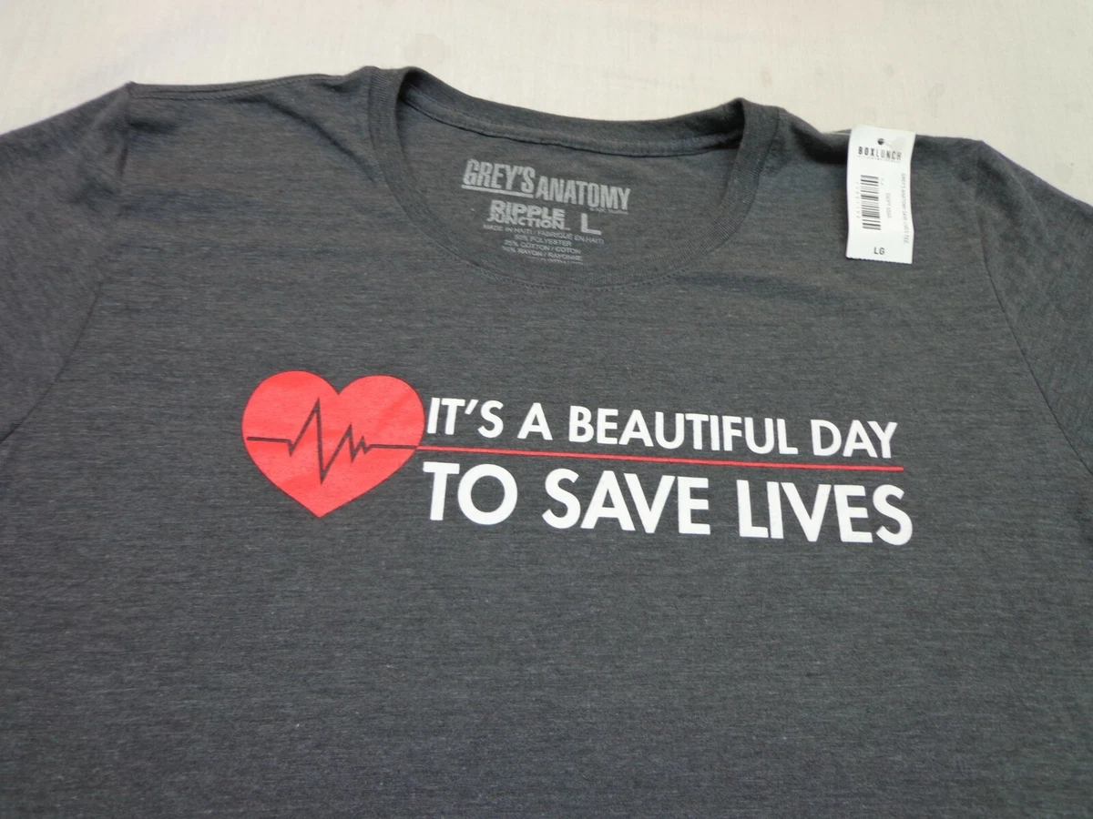 Grey's anatomy t shirt it's best sale a beautiful day to save lives