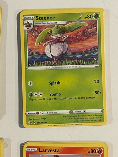 Pokemon-Sword & Shield-CHILLING REIGN-Pick Your Card-Listing 1 of 2 (1-135) - Picture 6 of 163
