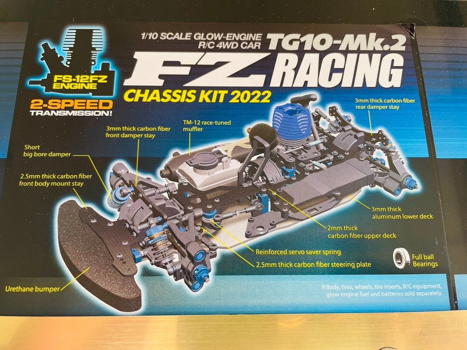 Tamiya 1/10 Engine RC Car Series No.55 RCE TG10-Mk.2 FZ Racing Chassis ...