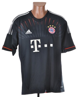BAYERN MUNICH 2012/2013 THIRD FOOTBALL SHIRT ADIDAS L