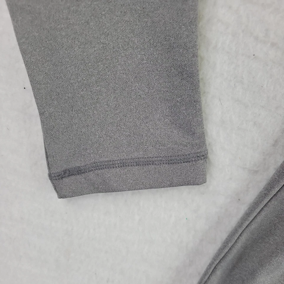 Pullover Jockey Gris 1/4 Cremallera Cuello Simulado Top Atlético Mujer Grande Foto 4 de 4