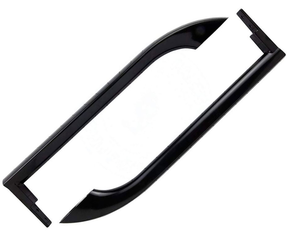 Black Door Handles 5304506471 For Frigidaire FFTR1814QB1 FFTR1814LBD FFTR1814QS1
