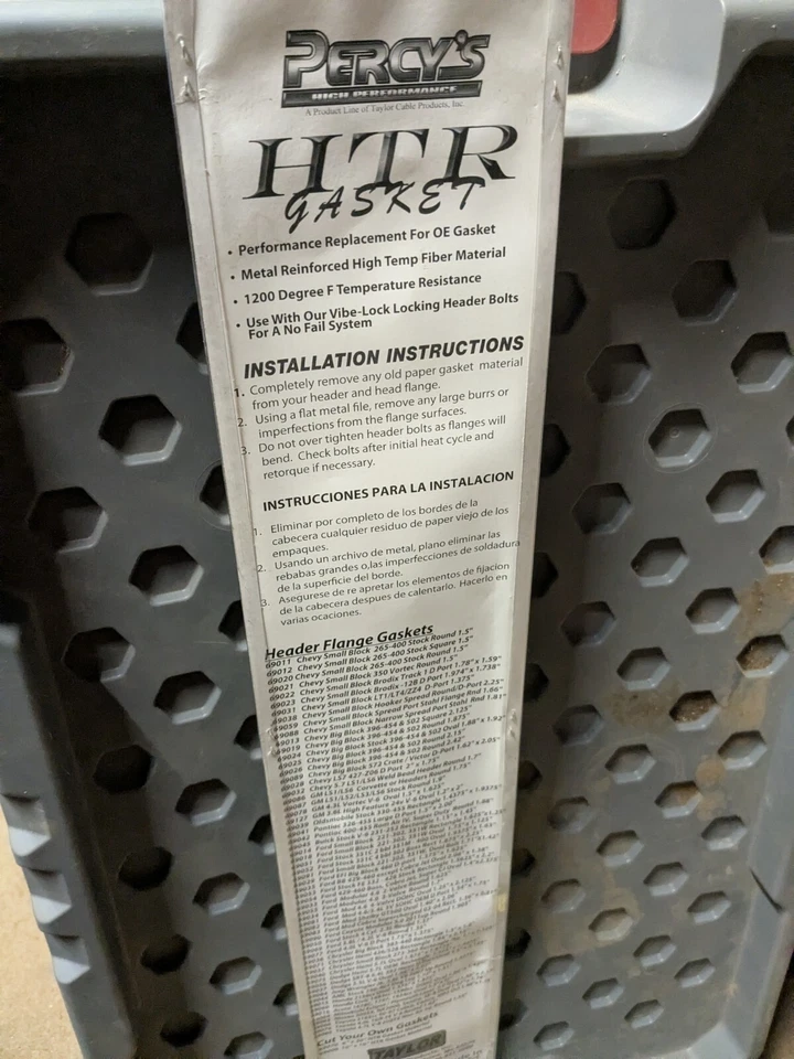 percy's high performance #69014 header gaskets sbf - Image 4 of 4