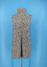 T Alexander Wang Small Mohair Blend Knit Turtleneck Sleeveless Sweater