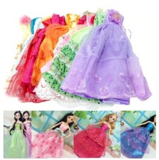 + IDEA REGALO 5 VESTITI CERIMONIA PRINCIPESSA ABBIGLIAMENTO ABITI BAMBOLE DOLL