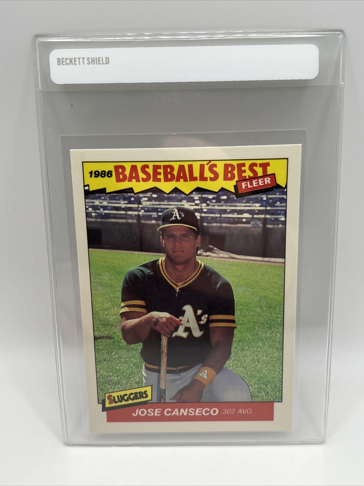 1986 Fleer Baseball's Best Jose Canseco Rookie Card #5 NM-MT FREE SHIPPING  | eBay