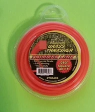 STRING TRIMMER LINE .080 SQUARE 40'  FOR GAS & BATTERY TRIMMERS