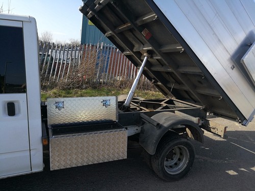 high sided tipper tree surgeon double alloy barn doors conversion tool boxes - Picture 3 of 9