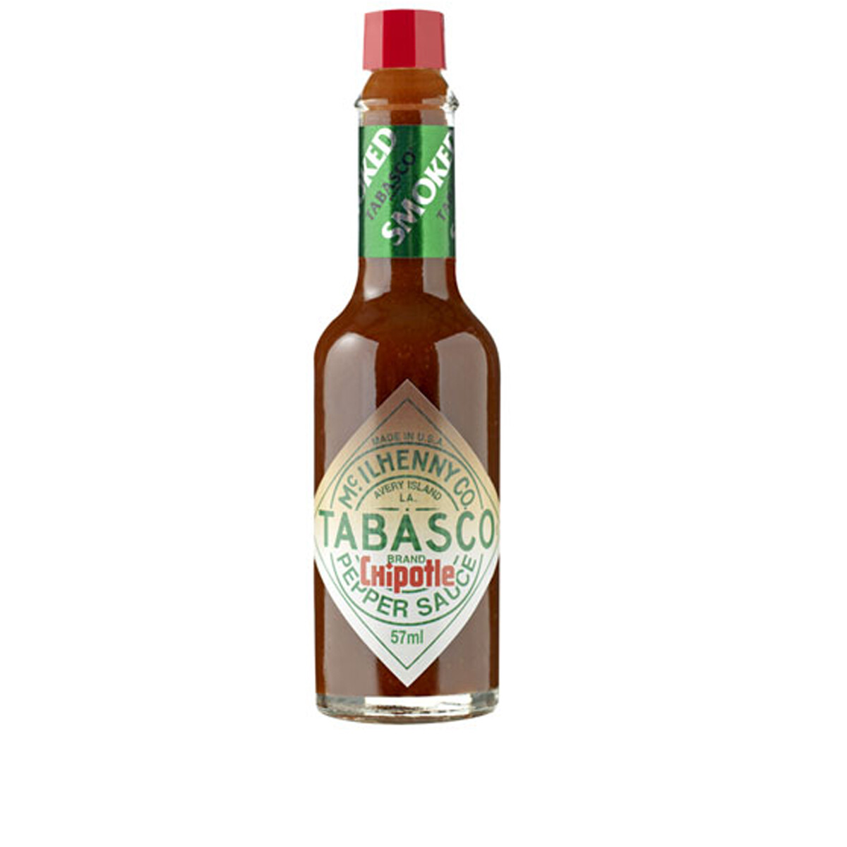 Salsa De Chile Chipotle Tabasco De Jalapeños Ahumados 60ml