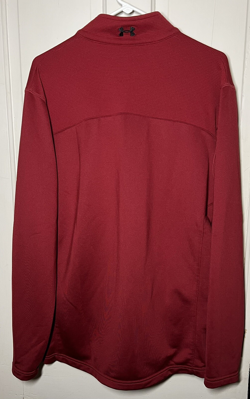 Under Amour Red Polyester Pullover Half Zip Sweat… - image 4