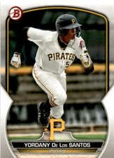 2023 Bowman Yordany De Los Santos #BP-121 Pittsburgh Pirates