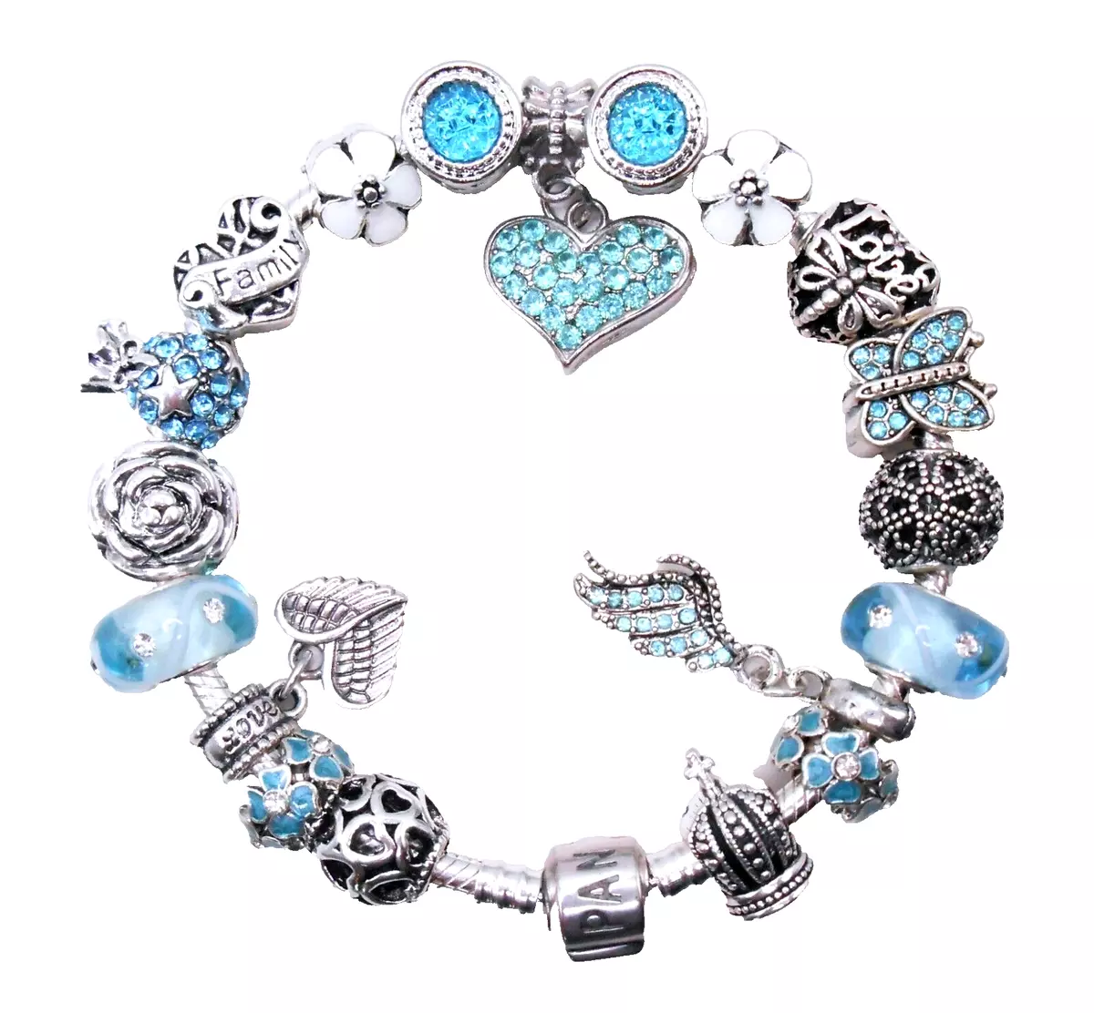 Thin blue store line jewelry pandora