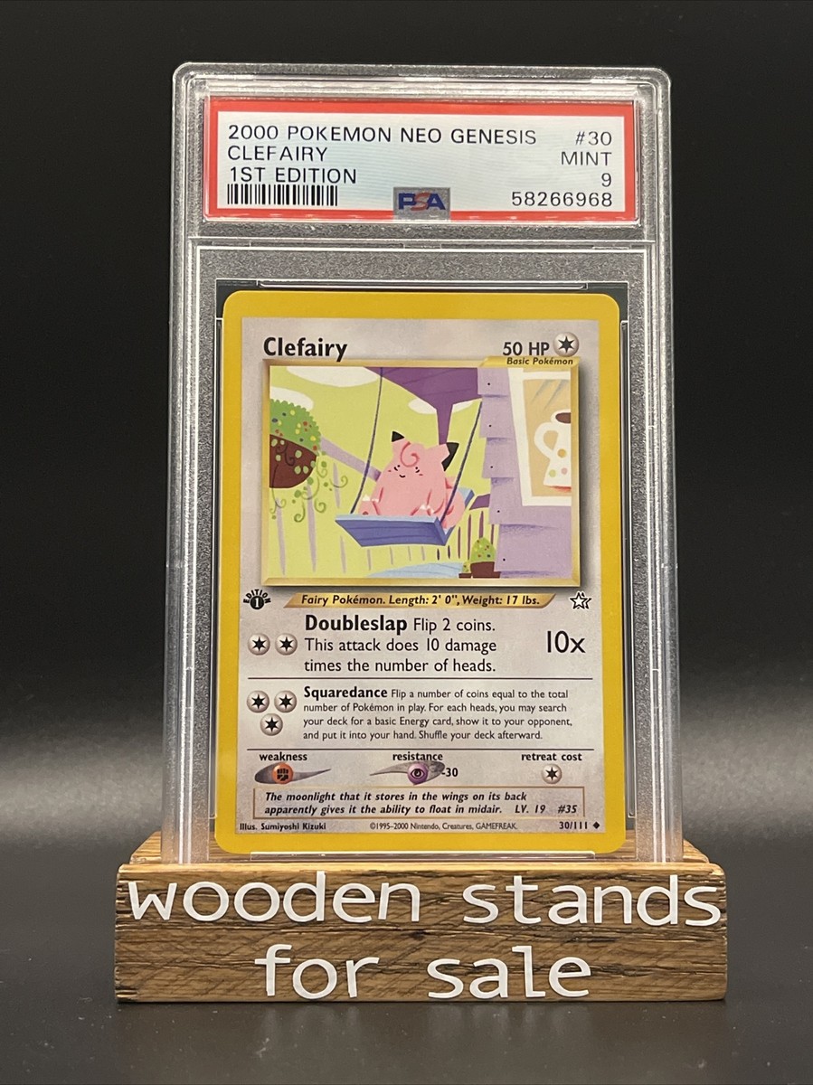 2000 Pokemon PSA 9 Mint Clefairy Neo Genesis 1st Edition 30/111 | eBay