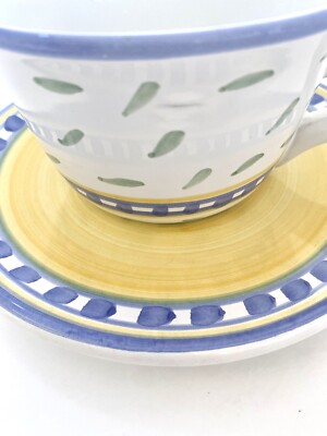 VTG Discontinued Williams-Sonoma Italy TOURNESOL Pattern Cup