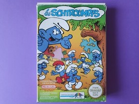 LES SCHTROUMPFS / Nintendo NES PAL B FAH / Infogrames + BOITIER PROTECTION