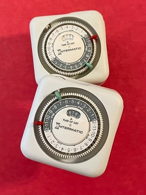 LOT of 2 - INTERMATIC 24 Hour PLUG-IN TIMER