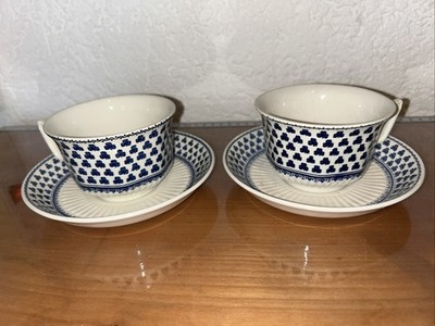Adams English Ironstone Brentwood 2x Tasse & 2x Untertasse 