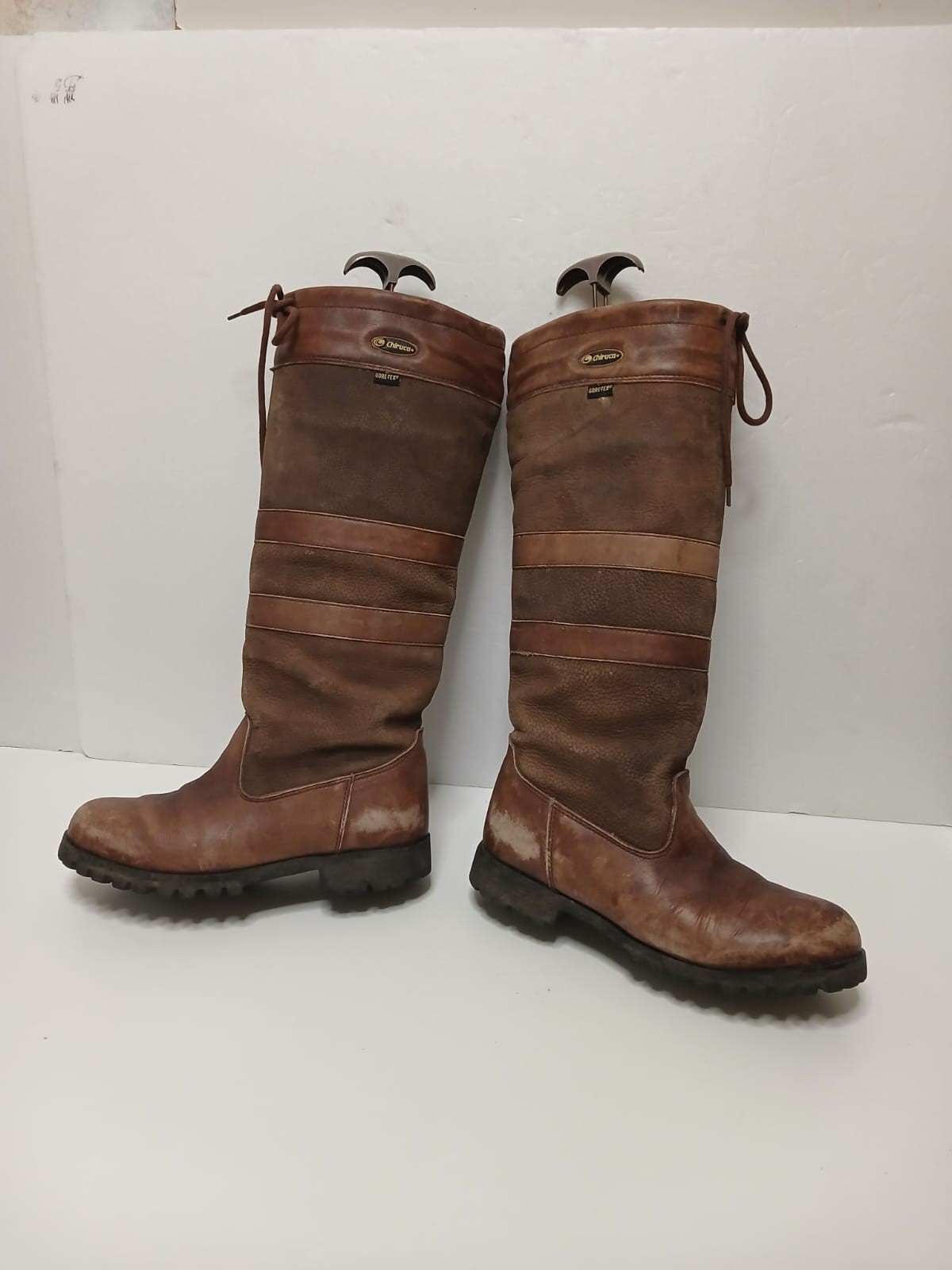 Chiruca Gore-Tex Unisex Brown Waterproof Leather Knee High Boots UK 6 -1782BG108 image 5