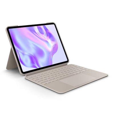 Logitech Combo Touch for iPad Pro 13-inch (M4) - Detachable Keyboard Case Sand