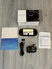 Sony PSP-3000 Console Piano Black Complete in box Region free - Very Good