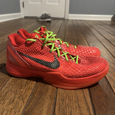 Nike Kobe 6 Protro Low Reverse Grinch Bright Crimson/Green FV4921-600