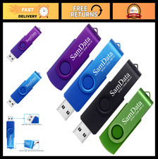 32GB USB Flash Drive 4 Pack - Thumb Drives with LED Light for Storage & Backup