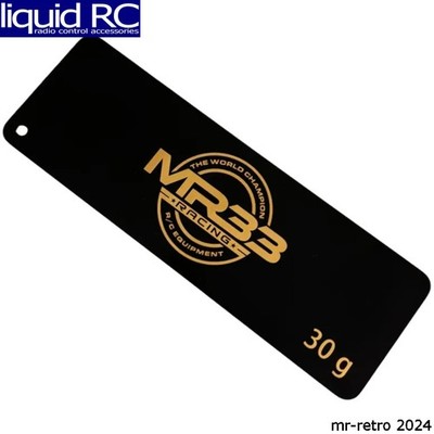 MR33 sch3-BBW-30 MR33 Brass Battery Weight Plate 30g