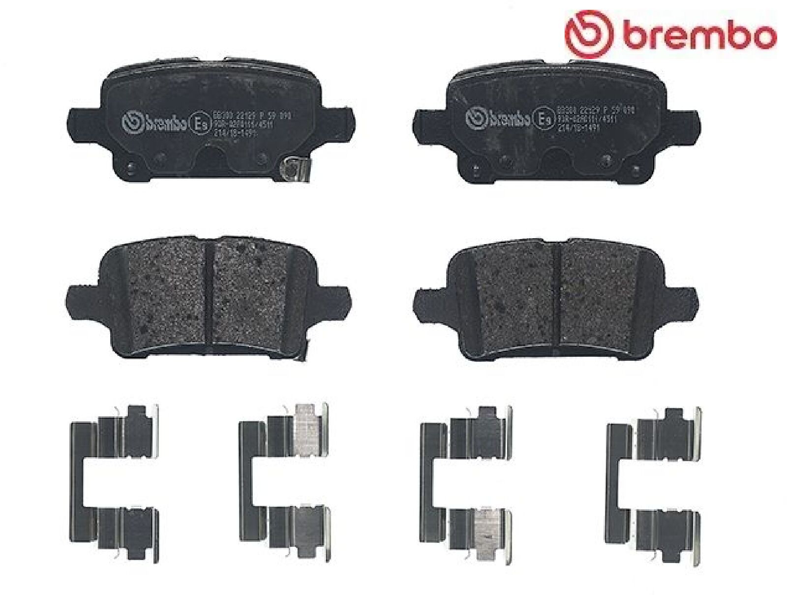 Bremsbelagsatz, Scheibenbremse P 59 090 BREMBO für CHEVROLET OPEL - Bild 3