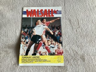Walsall V Torquay United. 25th Aug 1990. First League Match At Bescot Stadium