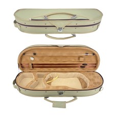 Violin Case 4/4 Full Size Violin Padded Hard Case Violin Box with Double Handles