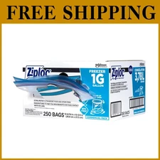 Ziploc 1 Gallon Freezer & Storage Bags, 250 Count