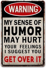 Funny Garage Man Cave Vintage Tin Metal Sign For Home Wall Decor 8x12