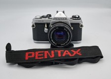 Pentax ME 35mm Film SLR Camera SMC Pentax-M 50mm f2 lens, TESTED N.Mint 114