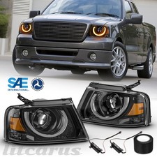 Led Headlights Eagle-eyes Drl Turn Signal For Ford F150 2004 2005 2006 2007 2008