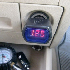 Car Battery Voltage Meter LED Digital Cigarette Lighter Electric Voltage Meter B