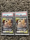 Pokemon TCG Eevee and Snorlax GX PSA 9