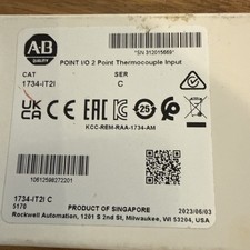 Allen-Bradley 1734-IT2I POINT I/O Analog PLC Thermocouple Input Module