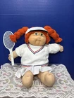 Vintage 1978-1983 Cabbage Patch Doll Red Hair Green Eyes In Tennis Outfit