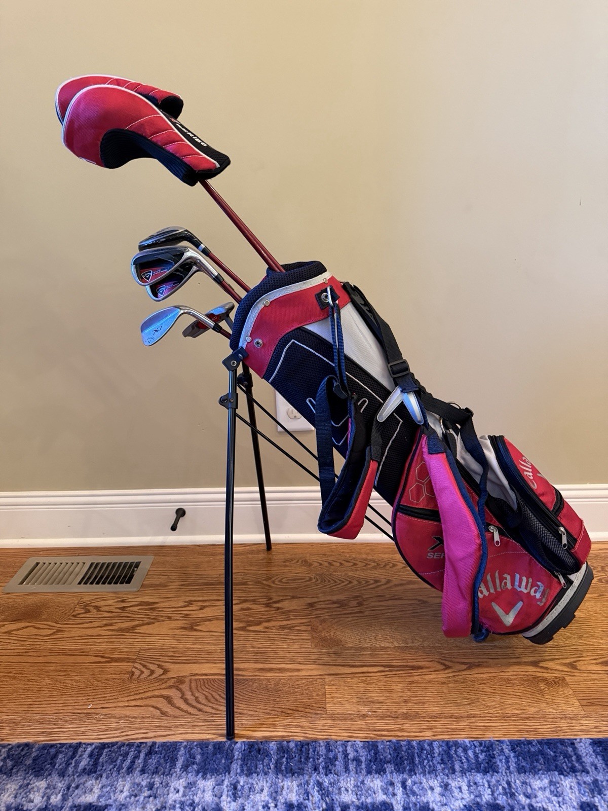 Club Set W/bag 7 Clubs For 53&rdquo;-60&rdquo; Tall Used
