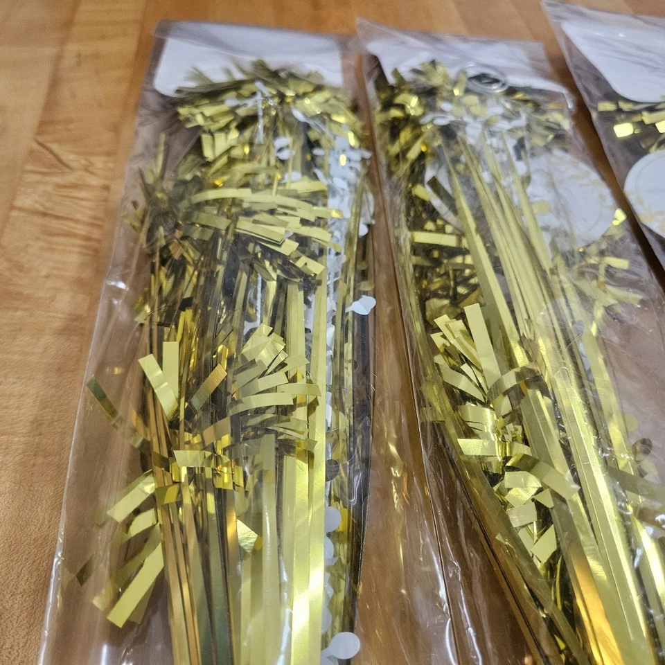 (3) Peça central de mesa 50º aniversário aniversário aniversário dourado foto em spray 18 polegadas - Imagem 4 de 4