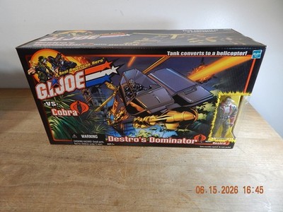 2001 GI Joe Vs Cobra DESTROS DOMINATOR FACTORY SEALED NEW