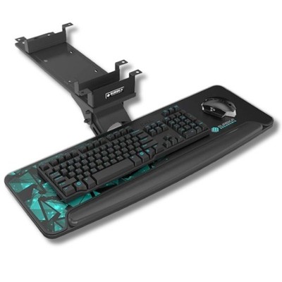 EUREKA ERGONOMIC 28x10'' Height Adjustable Under Desk Keyboard & Mouse Tray