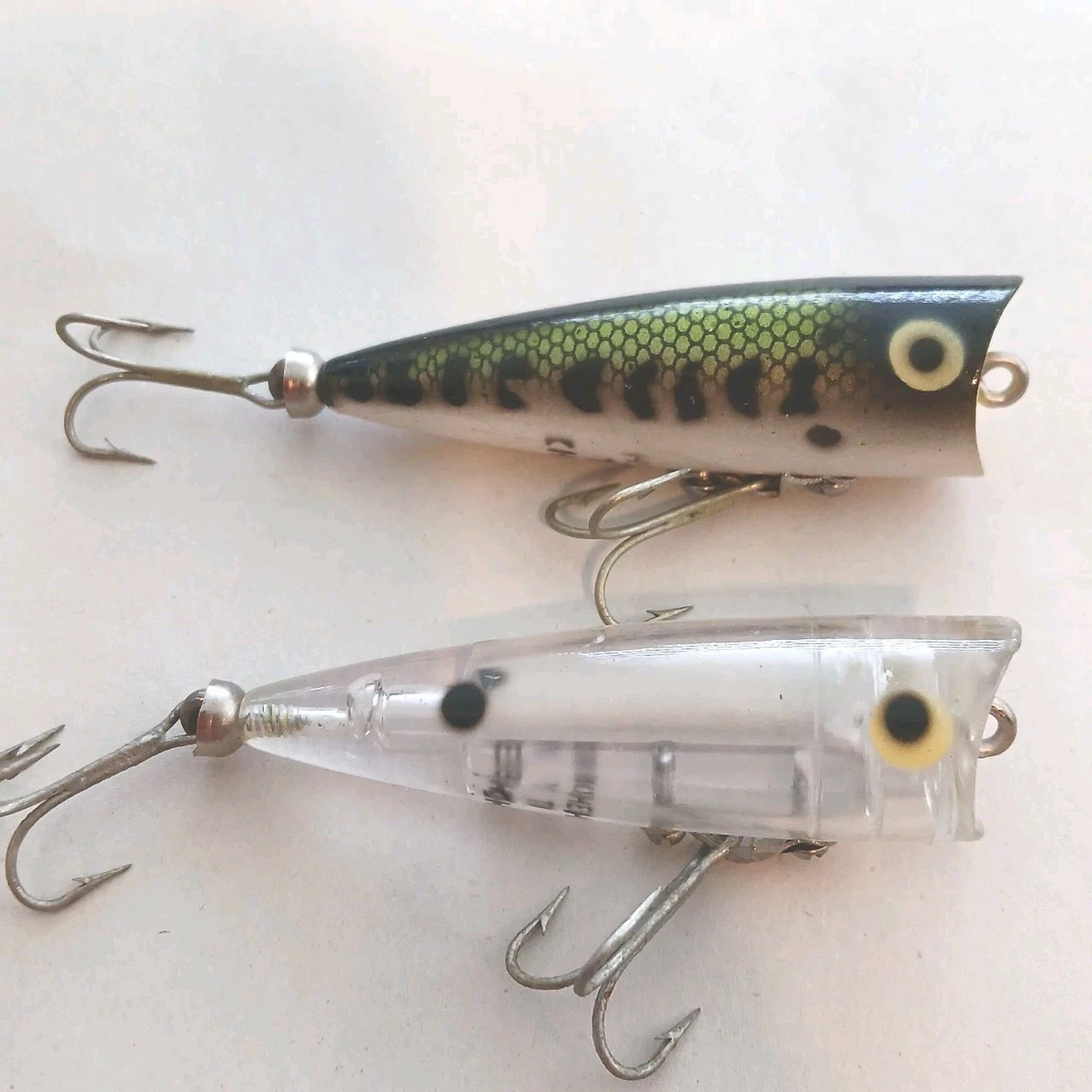 Leurres de pêche Heddon vintage - Tiny Chugger, Lucky 13 et
