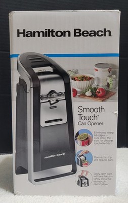 Hamilton Beach 76607 Electric Can Opener Smooth Edge Touch