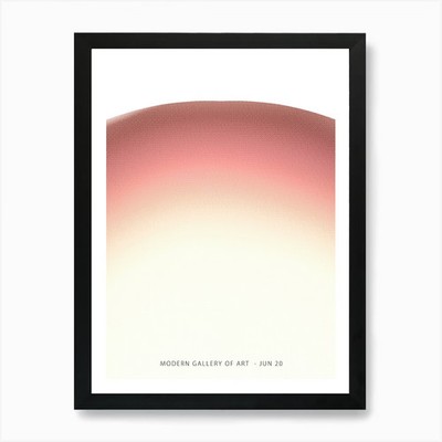 Orange Gradient 4 Art Print Framed Wall Art Poster Canvas Print Picture
