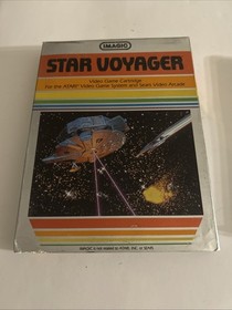 Vintage  Star Voyager Atari 2600, 1982  Case/ Cart Tested & Works