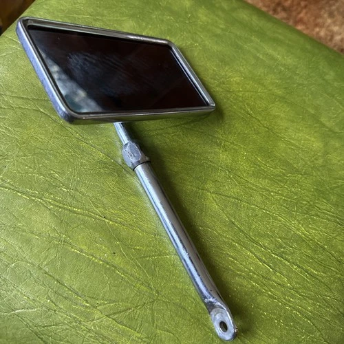 Vintage Truck Sideview Mirror  With  Arm 3 X 5 Very Nice